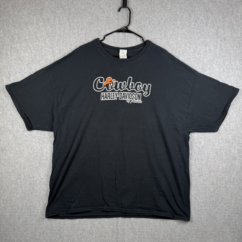 Harley Davidson Shirt Men's Size 3XL Black Graphic Cotton Keep Austin Weird - Picture 2 of 8